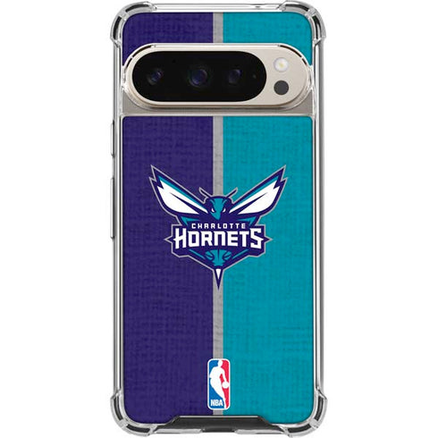NBA Charlotte Hornets Canvas Pixel 9/9 Pro Clear Case